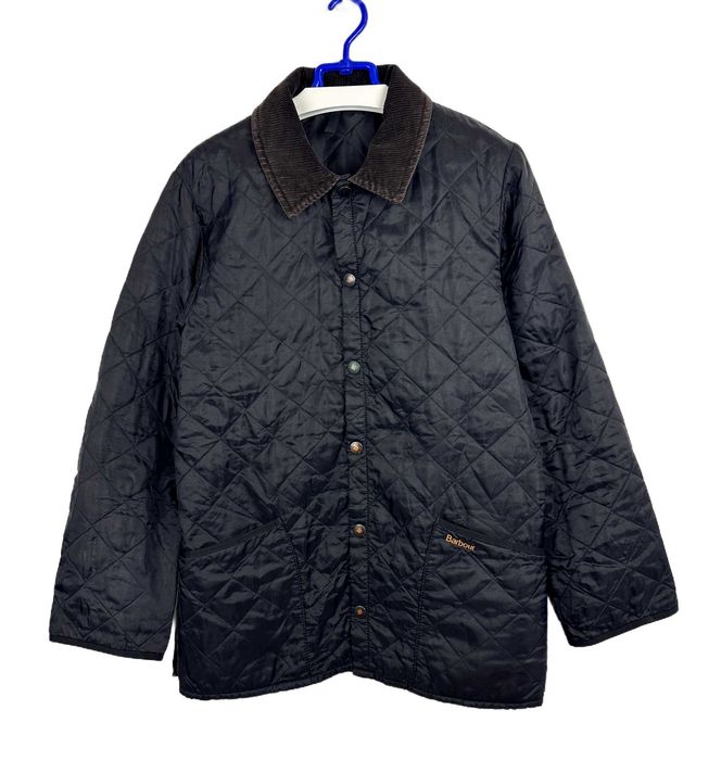 Kurtka pikowana BARBOUR Liddesdale męska lekka czarna country r. M