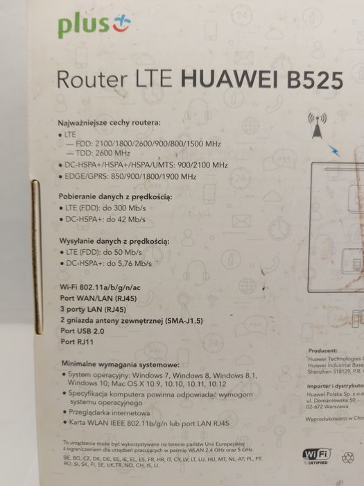 Router Wi-Fi LTE HUAWEI B525