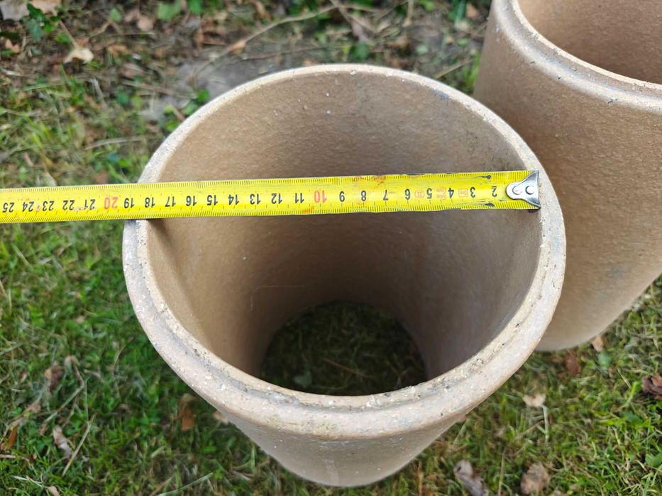 Ceramiczne wkłady kominowe 180 mm, nowe, firmy Leier + wełna, otulina