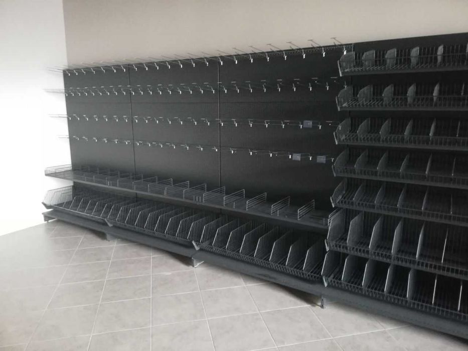 Стелажі в магазин, розрахункові зони, холодильники. Торгове обладнання