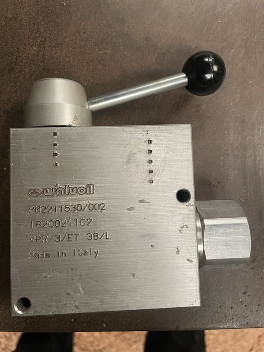 Valvula 3/8 redutora de caudal walvoil