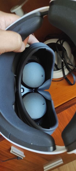 PlayStation vr2 como novo com acessórios de proteção