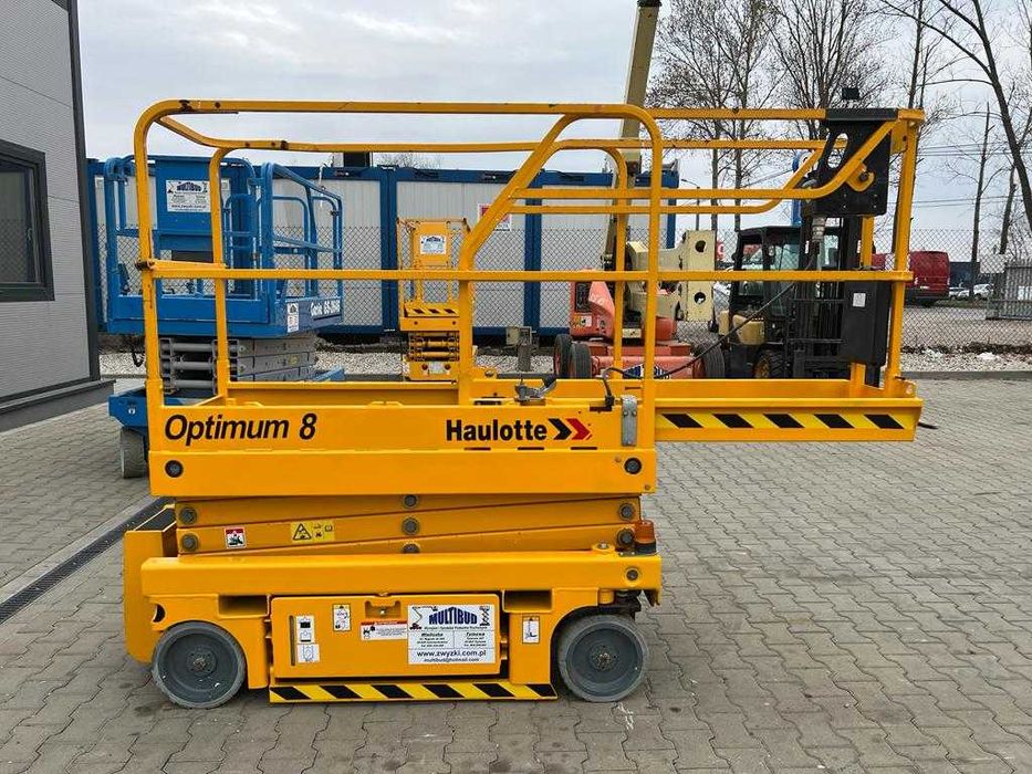 Wynajem podnośnika zwyżka 8 metrów HAULOTTE JLG GENIE MANITOU