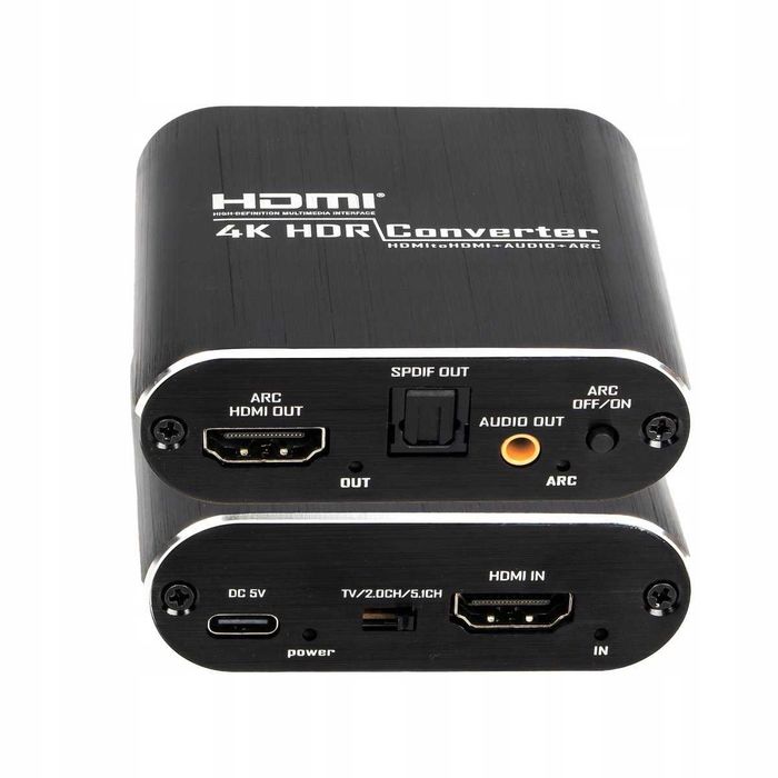 Ekstraktor Audio HDMI 2.1 Avedio Links 8K 60Hz 4K 120Hz eARC HDR10
