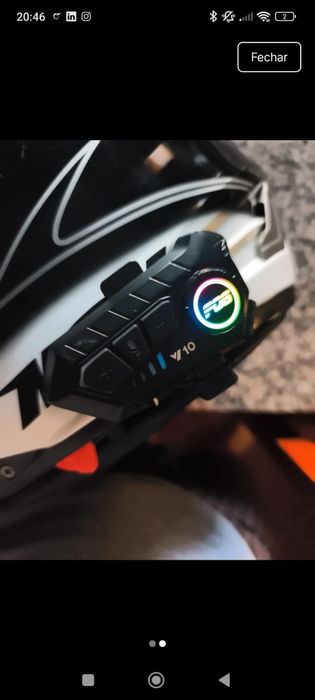 Comunicador para capacete mota