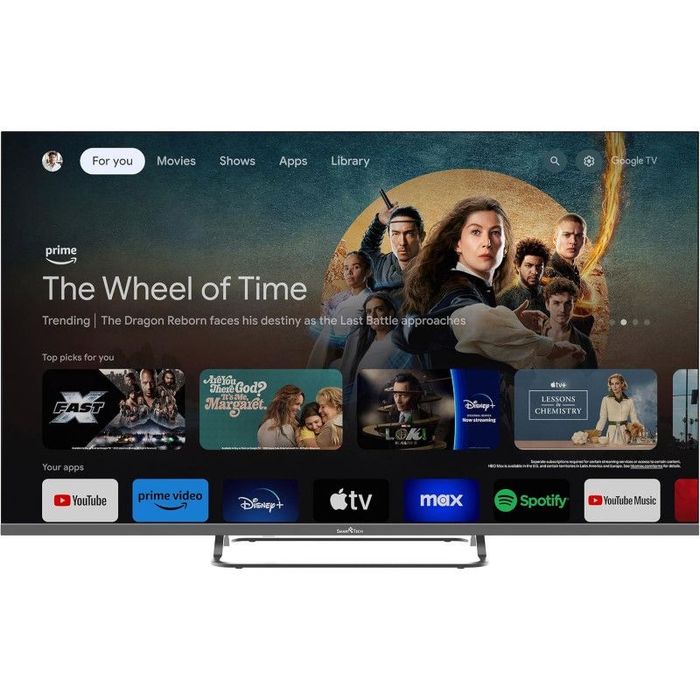 Новинка 2026 Телевизор SMART Tech 43QG02V2 GOOGLE TV