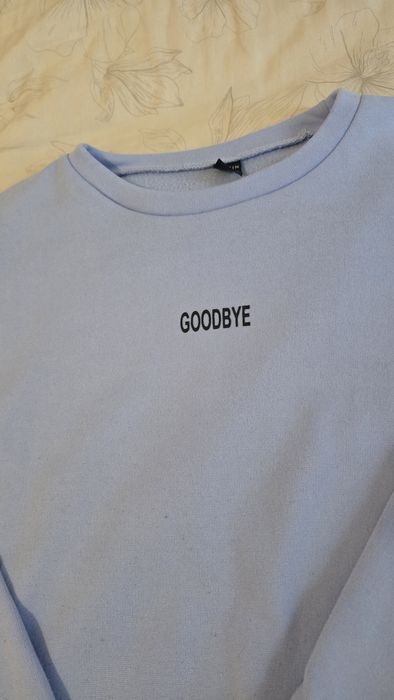 Błękitna bluza blue goodbye