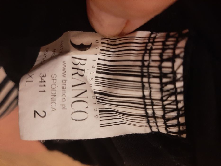 Czarna spódnica ciążowa Branco XL
