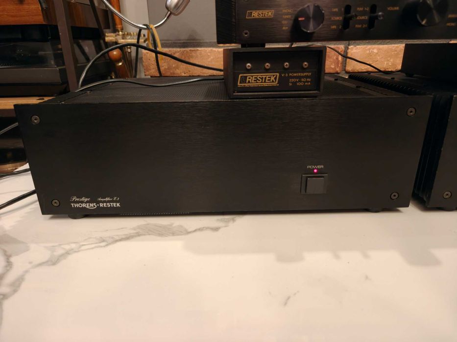 THORENS RESTEK E3 + V3 + ! Monobloki + Przedwzmacniacz ! HI-END