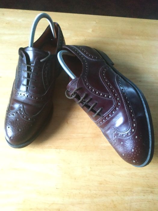 Кожаные туфли оксфорды броги Marks & Spenser p.41