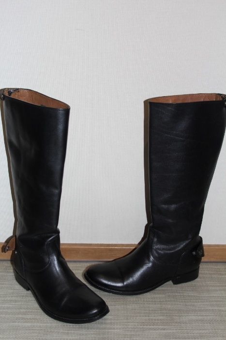 Кожаные сапоги Frye р. 39\26,5 Melissa Button Back Zip