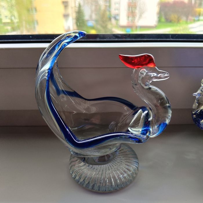 Kurka , kogut miseczki