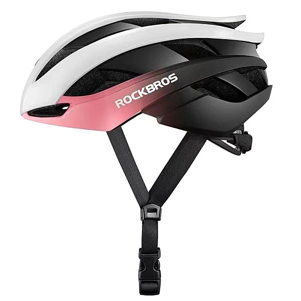 Kask rowerowy Rockbros rozmiar M - niebiesko-różowy