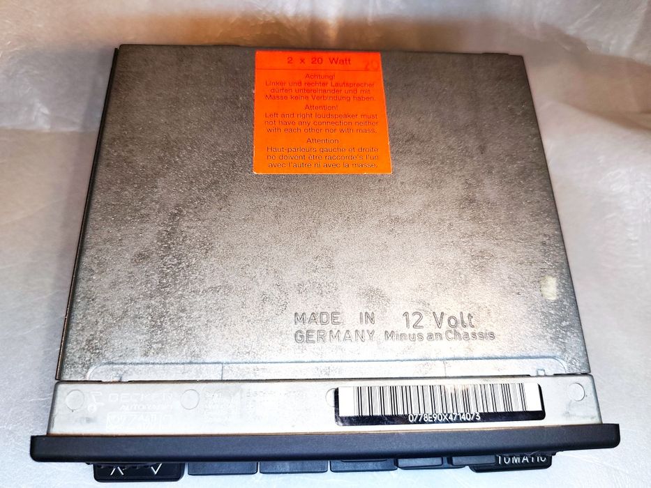 BECKER AVUS CASSETTE Mercedes Stereo Czytaj Opis !