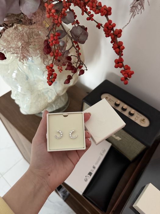 сережки swarovski нові