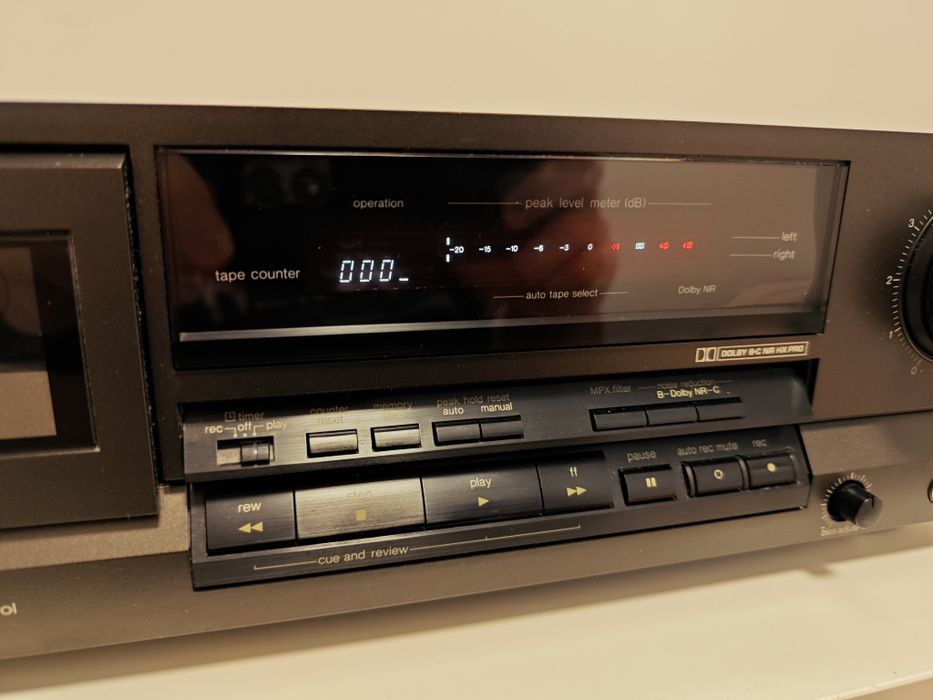 Deck kasetowy Technics RS-BX404, stan bardzo dobry.