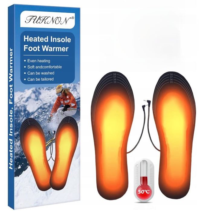 Podgrzewane Wkładki Usb Tuknon Zimowe Eva Przycinane 35–45