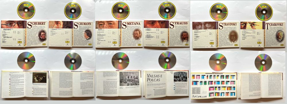 Coleção CDs Música Clássica Deutsche Grammophon - A Grande Música Passo a Passo
