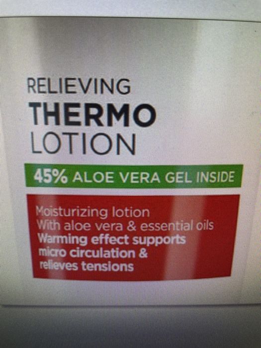 Thermo Lotion Aloe Vera