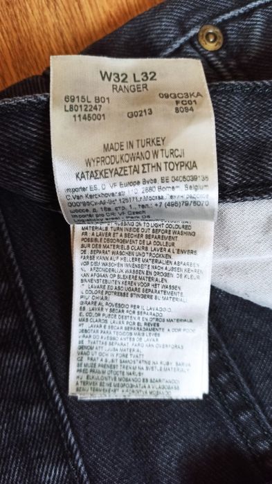 Spodnie Lee W32 L32