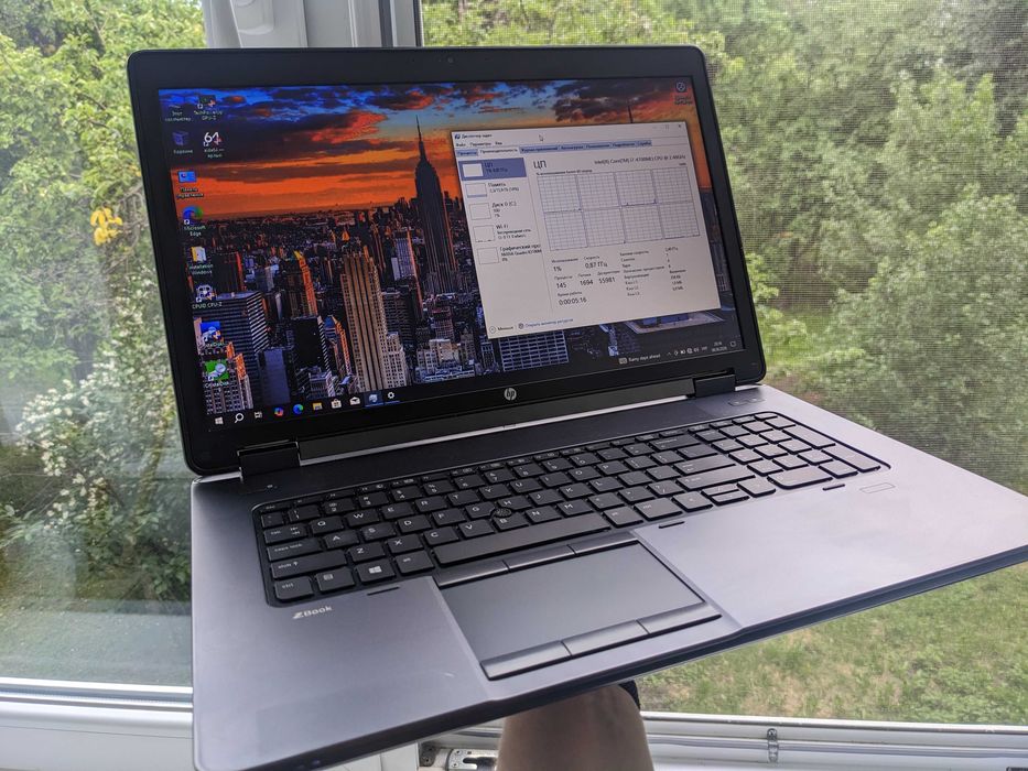 HP Zbook 17 G2 | 17" HD+ | i7-4700MQ | 16/256Гб | K3100M 4Гб | бат new