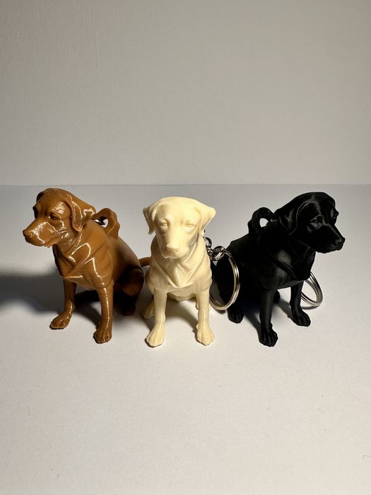 Brelok labrador 3D - breloczek do kluczy