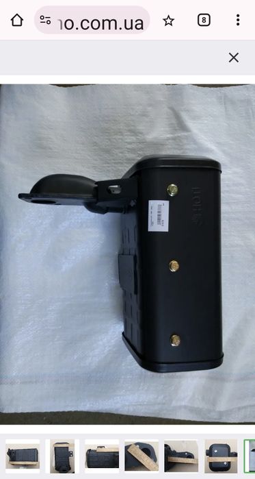 Глушник на дизельний мотоблок генератор 186 модель