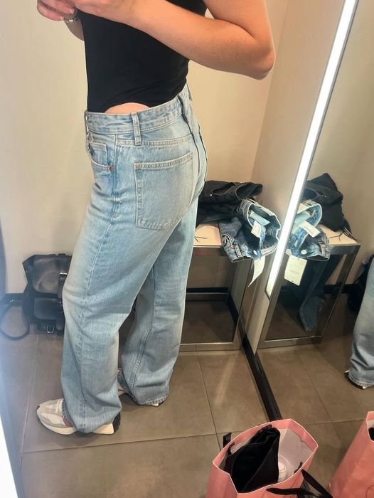 Джинси zara голубі