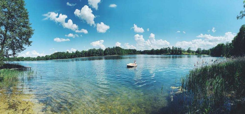 Domek nad jeziorem! Ruska bania!jacuzzi! Pomost!Plaża