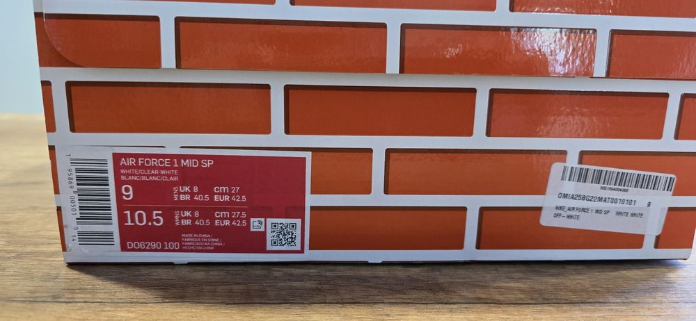 Nike Off-White Air Force 1 Yellow - Nowe, Oryginalne!!!