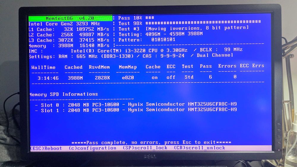 PC i3-3220 4GB RAM