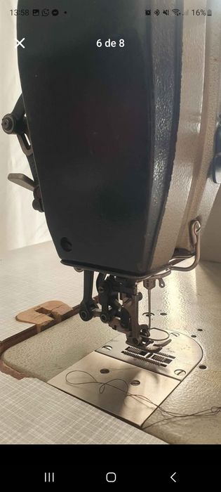 Maquina costura industrial pfaff ponto  corrido e zig zag
Pfaff  437 706/02
Ideal para tecidos grossos e estofos