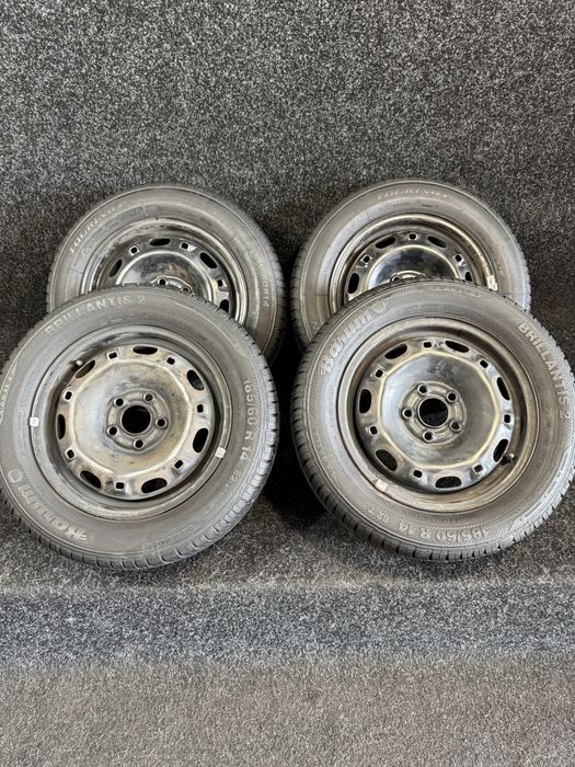 Диски з шинами Б/У 185/60R14 5R14 ET35 5x100 Dia57.1 VW Ameo Polo Lupo Vento Skoda Fabia Rapid