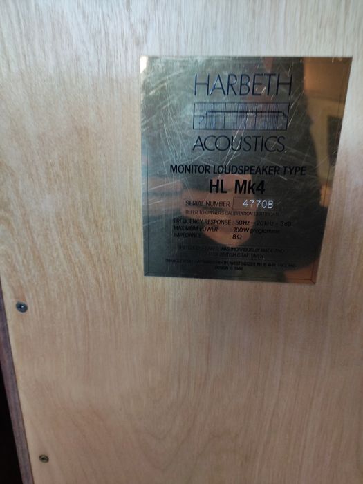 Vendo colunas HARBETH MK4