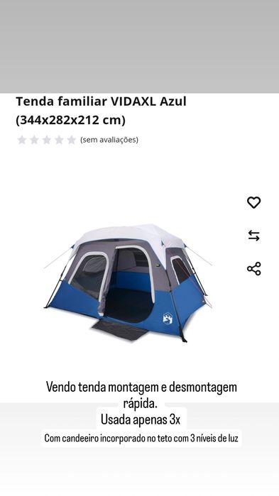 Tenda libertação rápida
