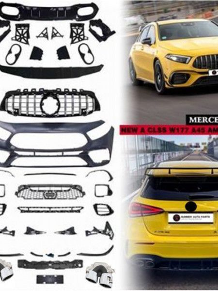 Body Kit Mercedes A W177 (2018 a 2022) Look A45 AMG