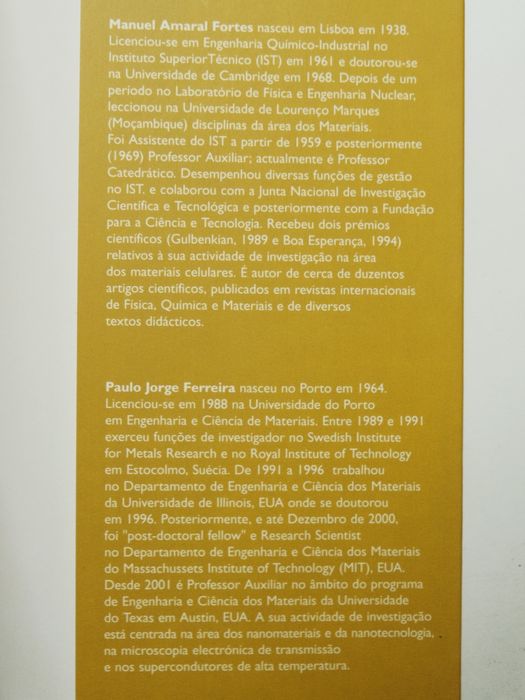 Materiais dois mil - ciências dos materiais