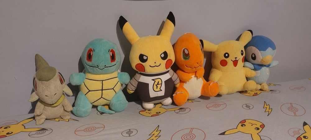 Zestaw maskotek dla fana Pokemon