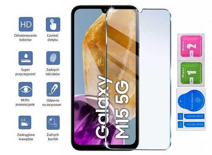 3x Szkło Hartowane do Samsung Galaxy M15 5G