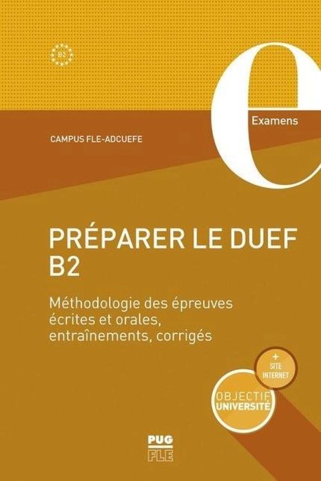 Preparer le Duef B2 Methodologie des epreuves..