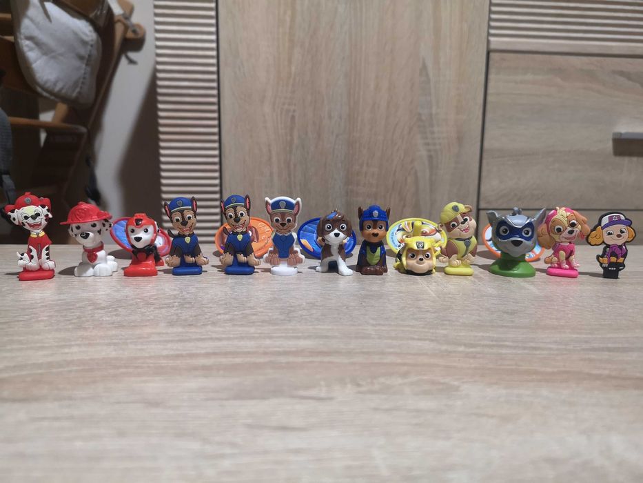 Figurki Miami Kinder Psi Patrol Marschal, Chase, Rubble, Trucker, Skye