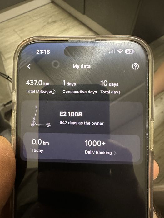 Продам самокат Ninebot E2 1008