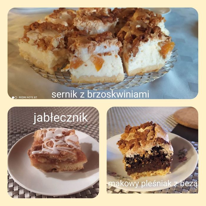 Torty,Mini deserki, ciasta domowe,rurki z kremem
