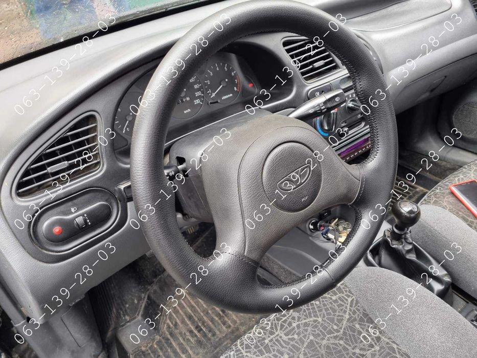 Daewoo Lanos Sens Оплетка Чехол На Руль Део Ланос Сенс Каучук Кожа