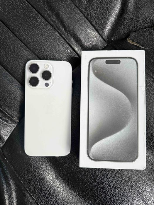Apple iphone 15 Pro 256Gb White Titanium физ сим