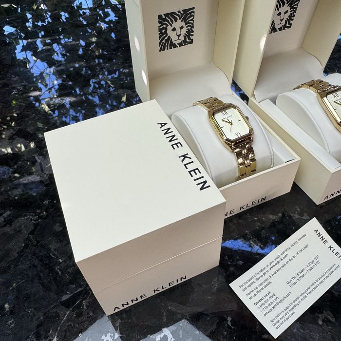 США | Оригінал | Anne Klein AK 3774CHGB Стильний жіночий годинник