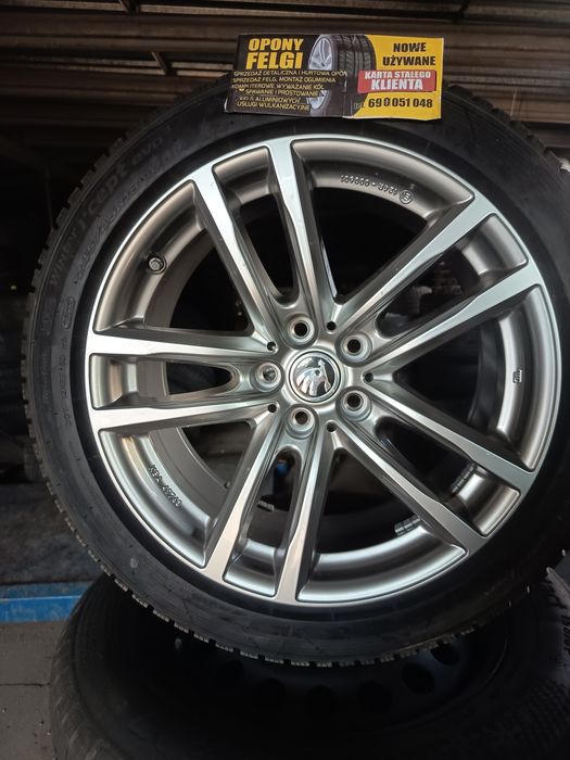 Skoda Koła aluminiowe 5z112x18/245/45/18 Montaż Wysyłka Gw-cja