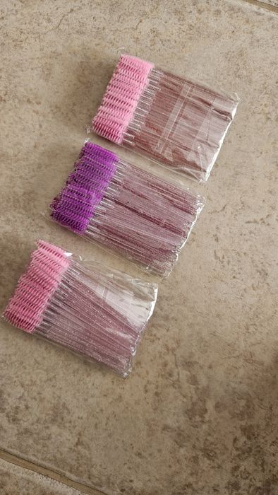 3 Pacotes Escovas Cílios e Sobrancelhas