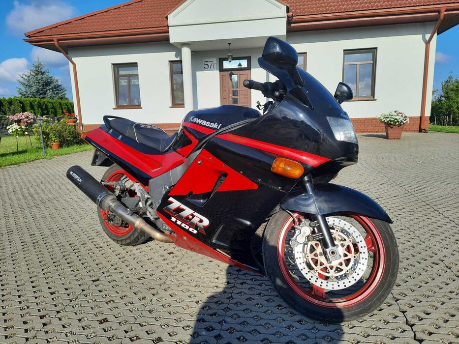 Kawasaki ZZR1100 - zamiana na banknoty NBP