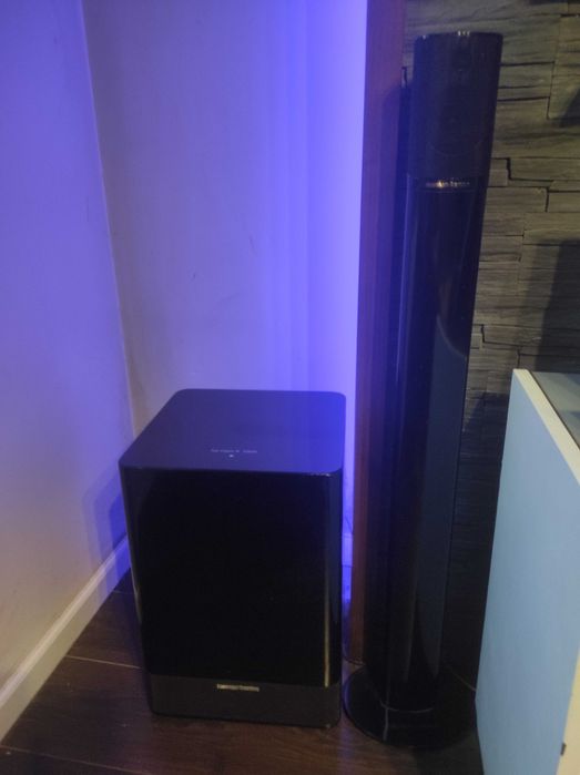 Amplituner DENON AVR-1709 + zestaw 5 głośników subwoofer HARMAN KARDON